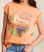 Willie Nelson Texas Oversized Band T-Shirt