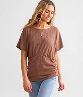 Textured Dolman Top