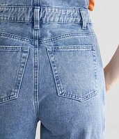 Undone Flare Denim Overalls