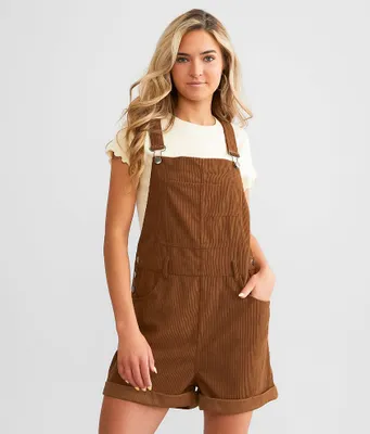 Listicle Corduroy Overall Short