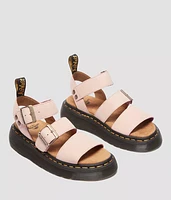 Gryphon Quad Leather Flatform Sandal