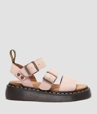 Gryphon Quad Leather Flatform Sandal