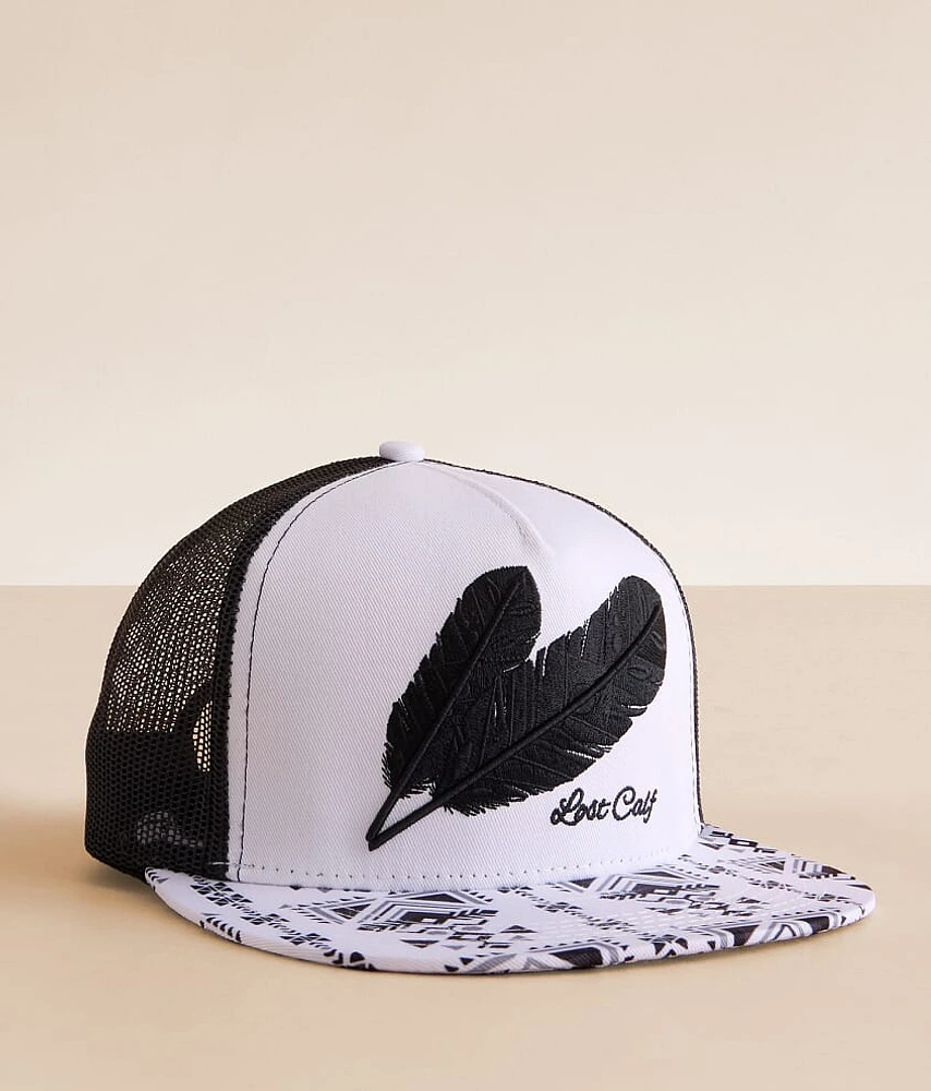 Feather Trucker Hat