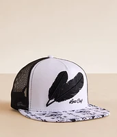 Feather Trucker Hat