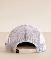 Embroidered Floral Trucker Hat