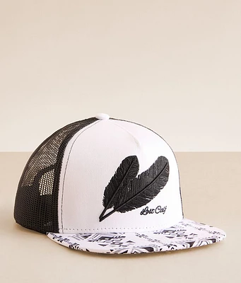 Boys - Black Feather Trucker Hat