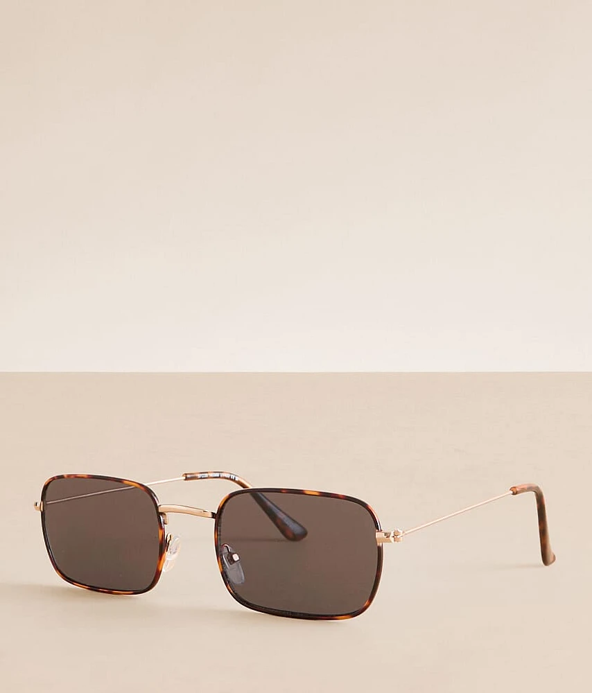 Tort Rectangle Sunglasses