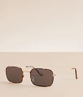 Tort Rectangle Sunglasses