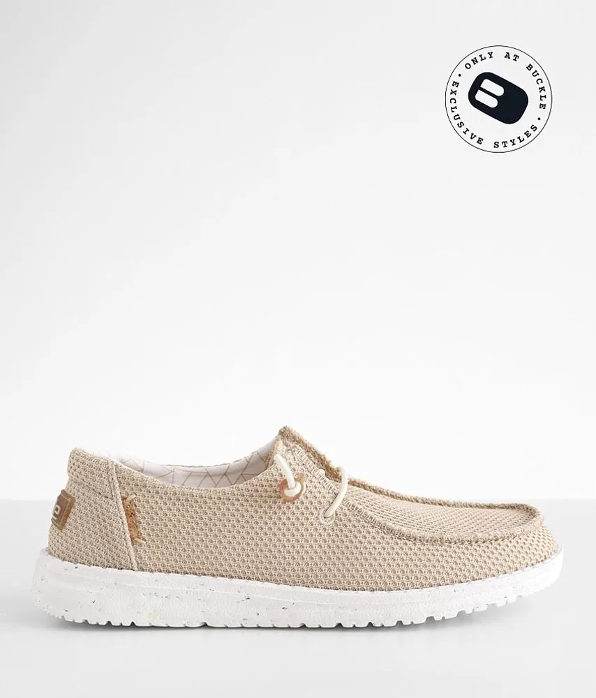 Beige Womens Wendy Slip On Sneaker, Heydude