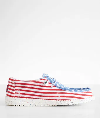 HEYDUDE Wally Patriotic Shoe