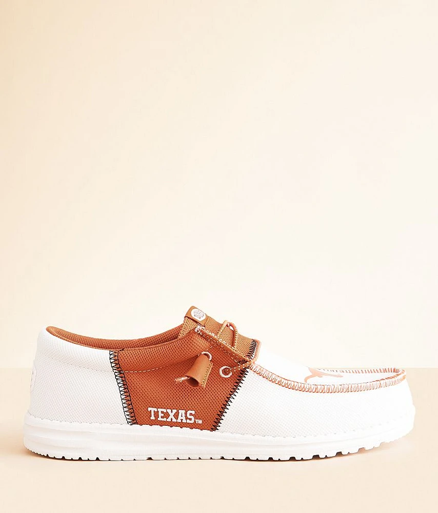 HEYDUDE Wally Tri Texas Longhorns Shoe