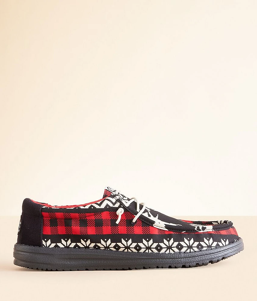 HEYDUDE Wally Holiday Cheers Shoe