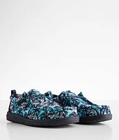 Wally Blue Palms Shoe