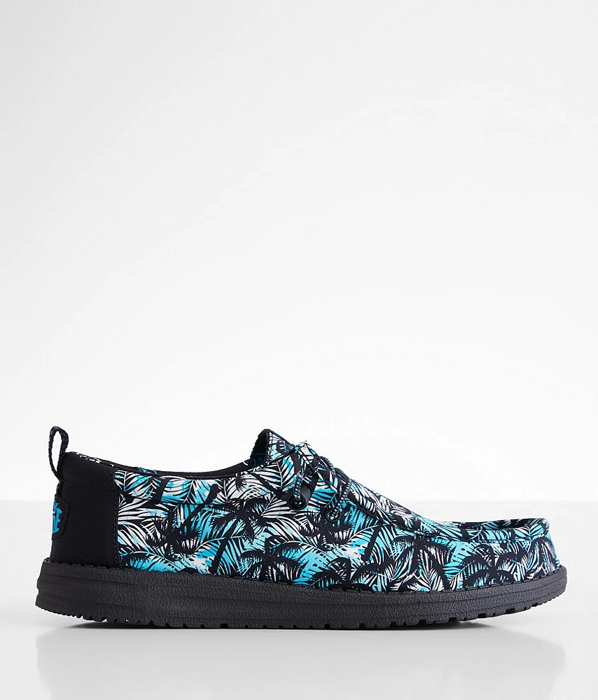 Wally Blue Palms Shoe