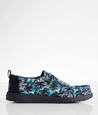 Wally Blue Palms Shoe