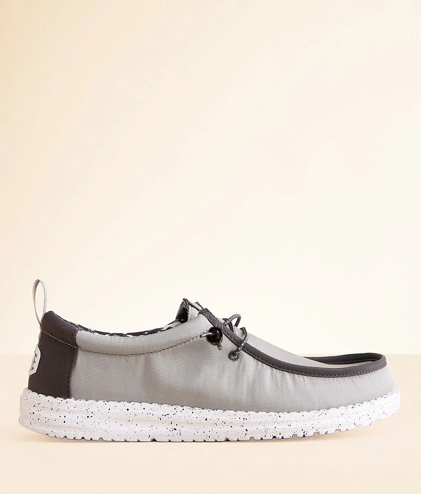 HEYDUDE Wally Nylon Grey Shoe