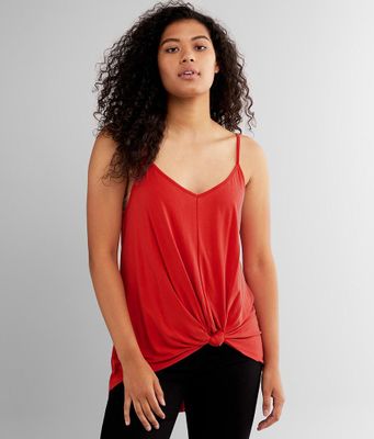 Lush Twist Front Tank Top