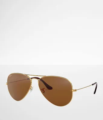 Ray-Ban® Polarized Aviator Sunglasses