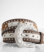 Glitz Cowhide Leather Belt