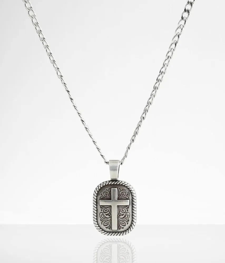 Twister Cross Necklace