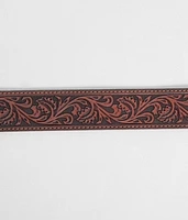 Embossed Leather Belt