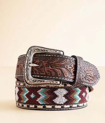 Ariat Seed Bead Leather Belt