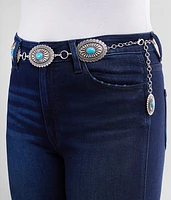 Embossed Chain Belt