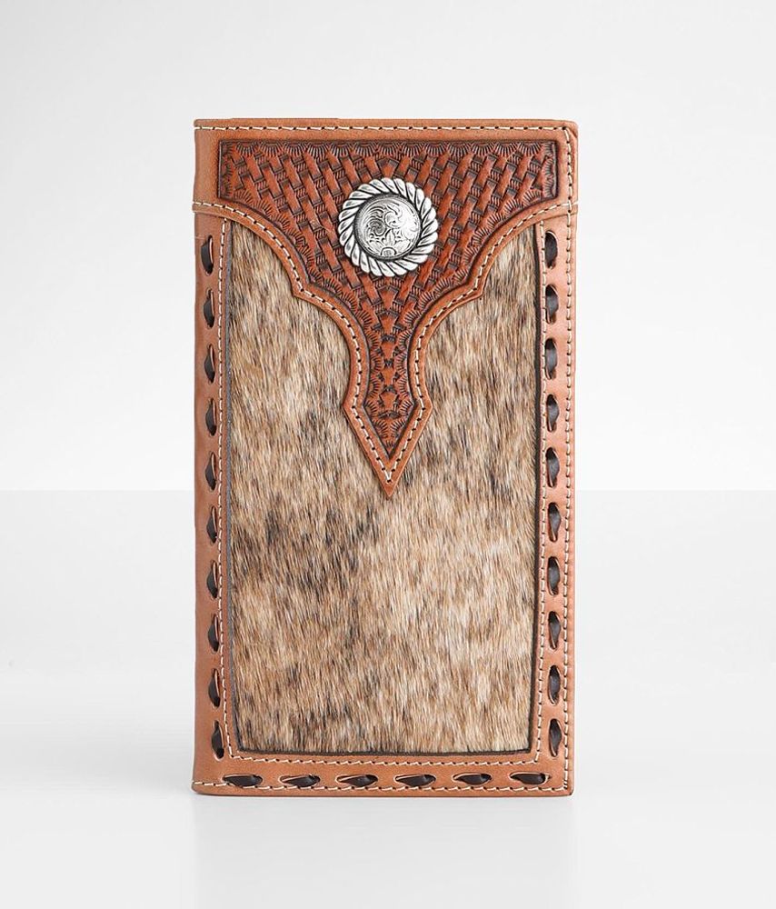 Ariat Basket Weave Leather Rodeo Wallet
