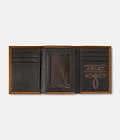 Embossed Leather Wallet