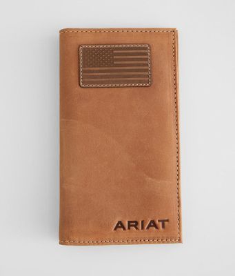 Ariat Flag Leather Rodeo Wallet