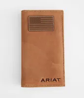 Ariat Flag Leather Rodeo Wallet