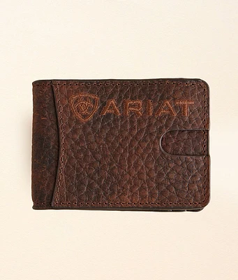 Ariat Money Clip Leather Wallet