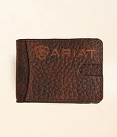 Ariat Money Clip Leather Wallet