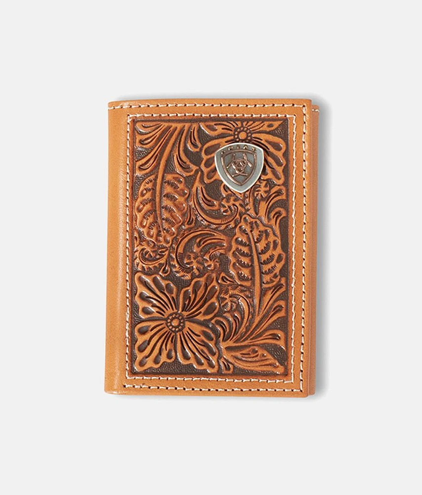 Ariat Tooled Leather Wallet