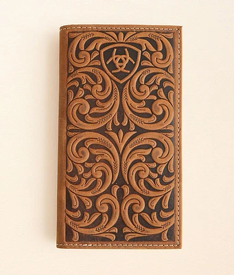 Ariat Tooled Rodeo Leather Wallet