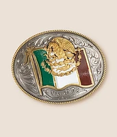 Mexico Flag Belt Buckle