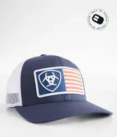 Ariat Rubber Flag Patch Trucker Hat