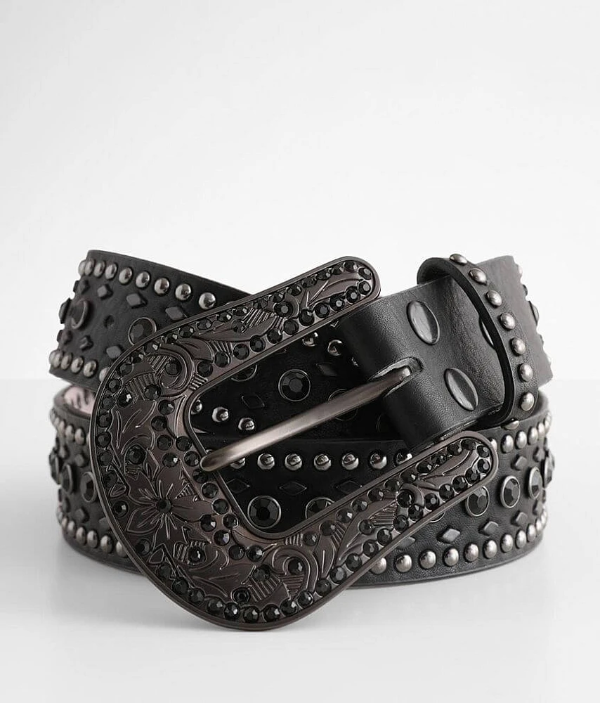 Nocona Glitz Leather Belt