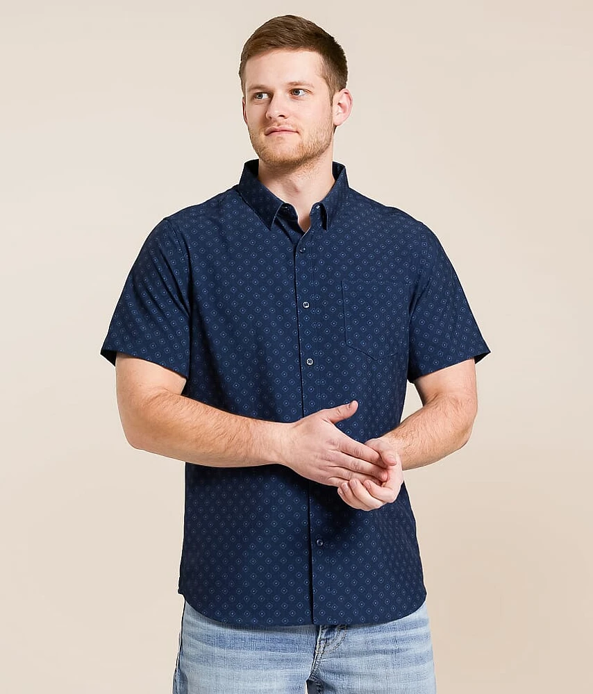 Diamond Seersucker Stretch Shirt