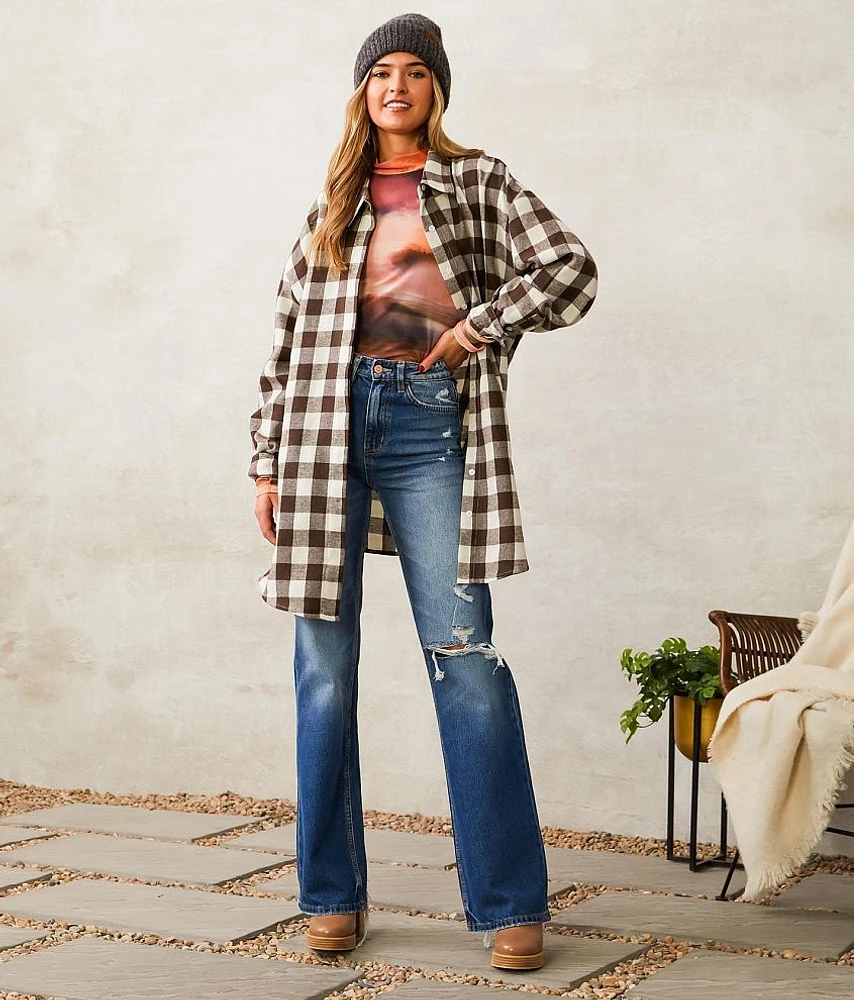 Flannel Tunic Shirt