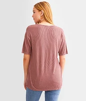 Washed Chest Pocket Top