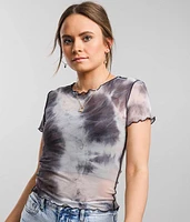 Tie Dye Mesh Top