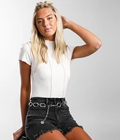Exposed Seam Top