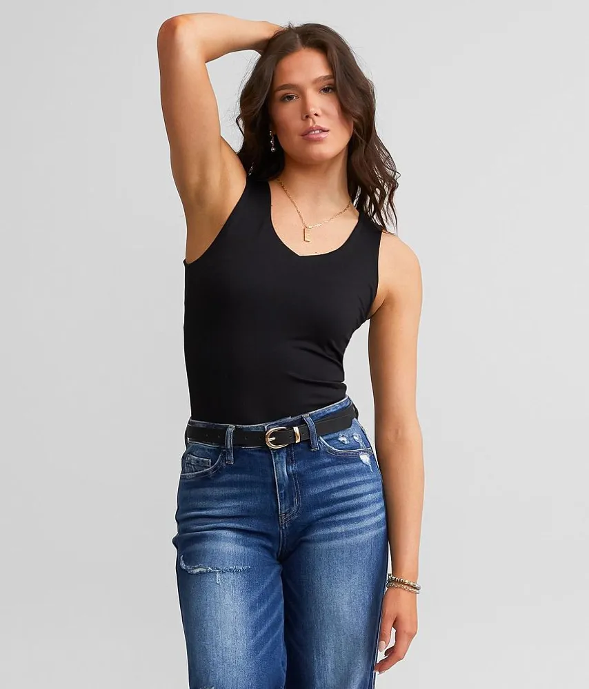 Buckle Black Shaping and Smoothing Tank Top