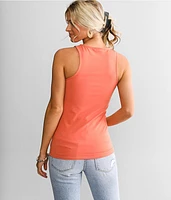 High Neck Tank Top