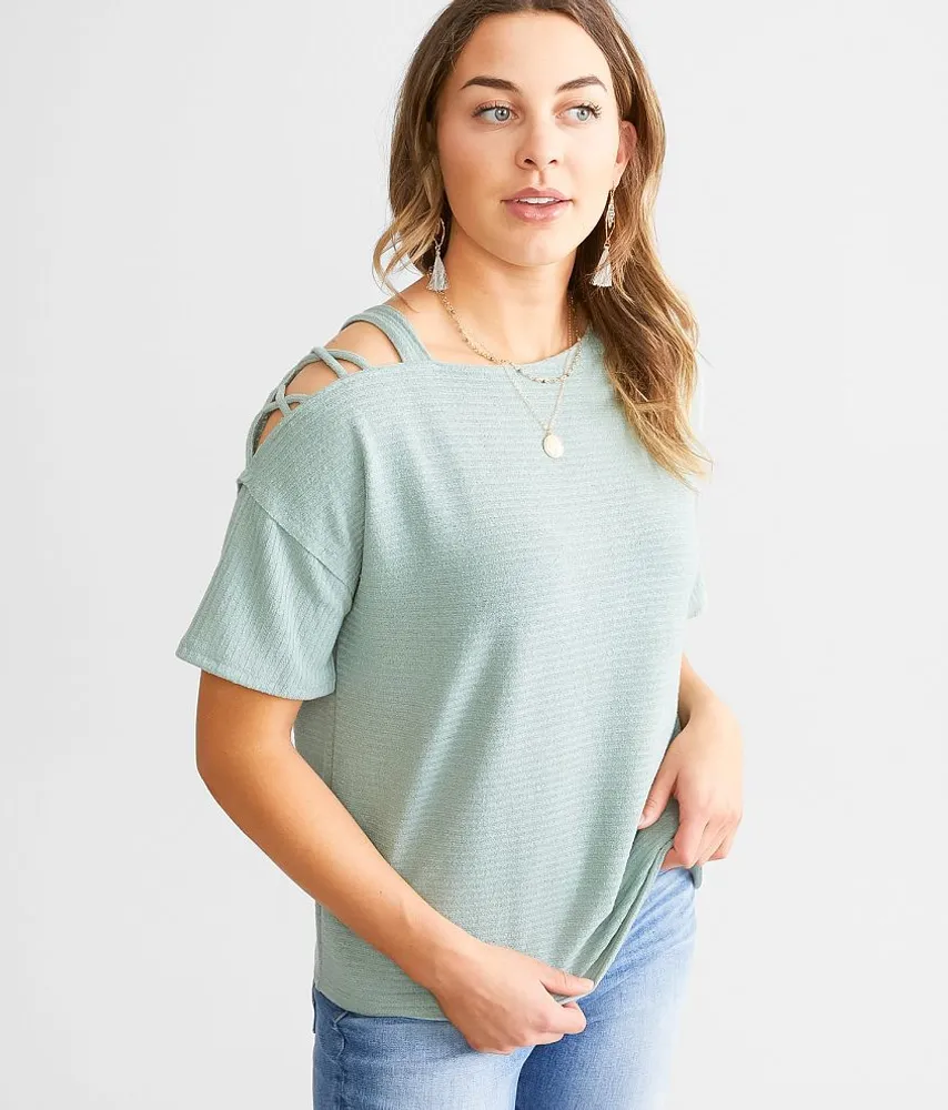 Daytrip Strappy Cold Shoulder Top