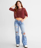 Metallic Netted Top