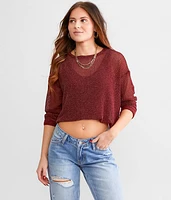 Metallic Netted Top
