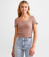 Buckle Black Shaping & Smoothing Cropped Top