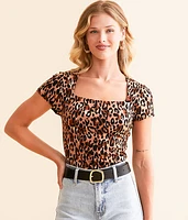 Willow & Root Cheetah Top